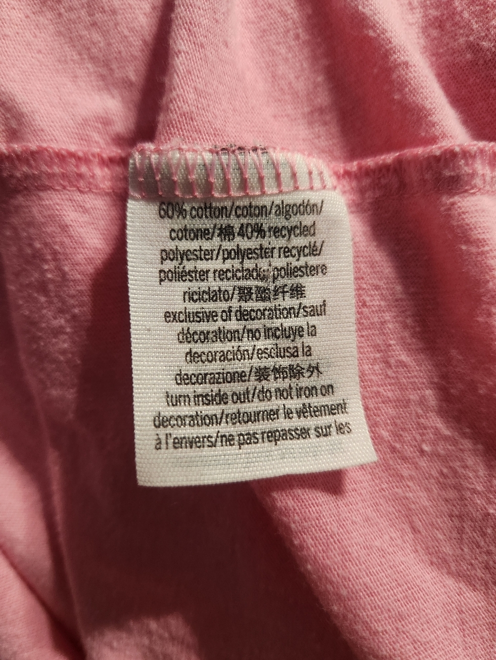 PINK Victoria's Secret Short Sleeve Logo Tee in Pink - Picture 6 of 8